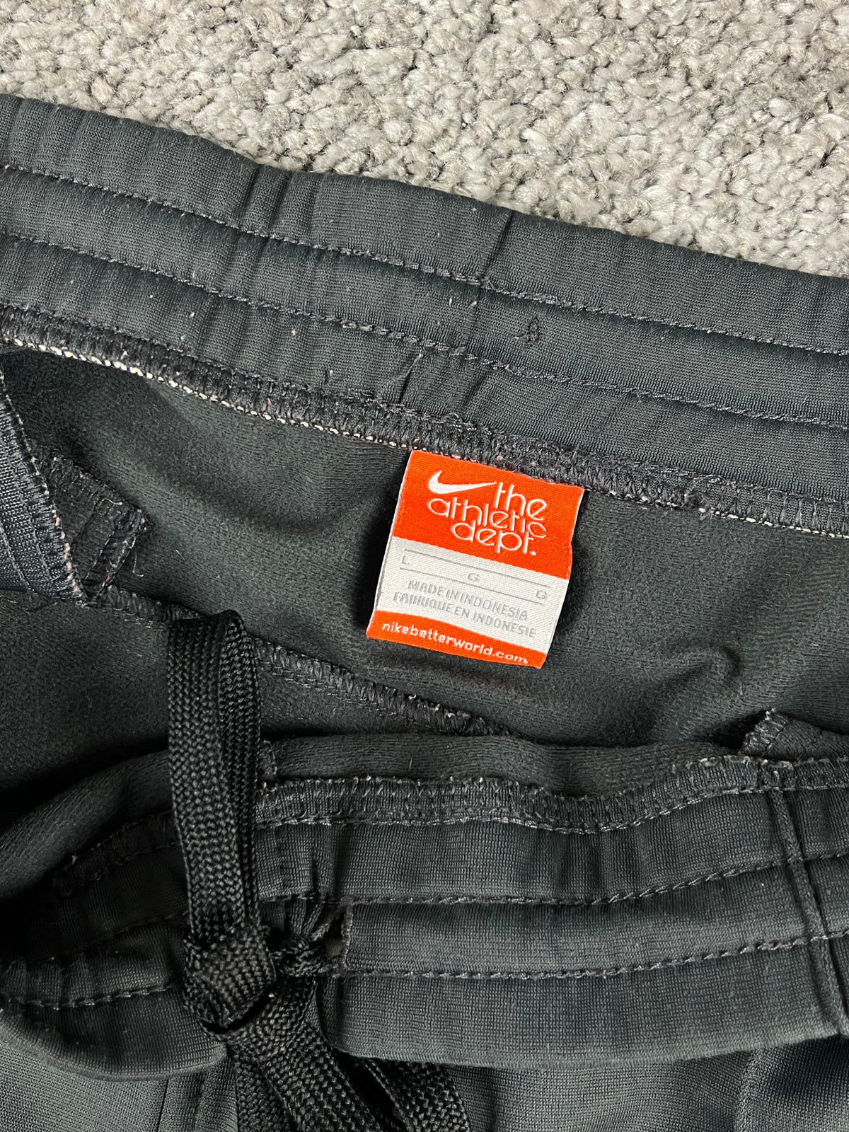 Pantalon de survêtement Nike vintage années 2000 "Gris/Noir" (L)