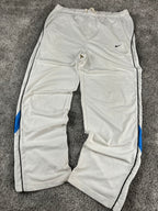Pantalon de jogging Nike vintage des années 2000 "Blanc/Noir/Bleu" (XXL)