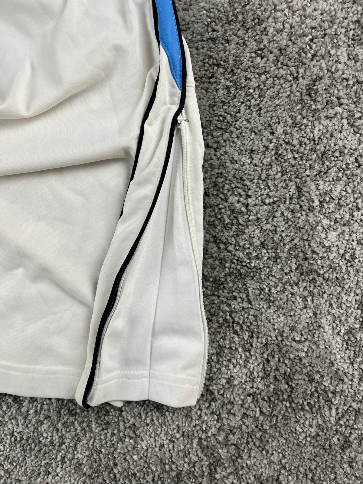 Pantalon de jogging Nike vintage des années 2000 "Blanc/Noir/Bleu" (XXL)