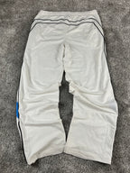 Pantalon de jogging Nike vintage des années 2000 "Blanc/Noir/Bleu" (XXL)