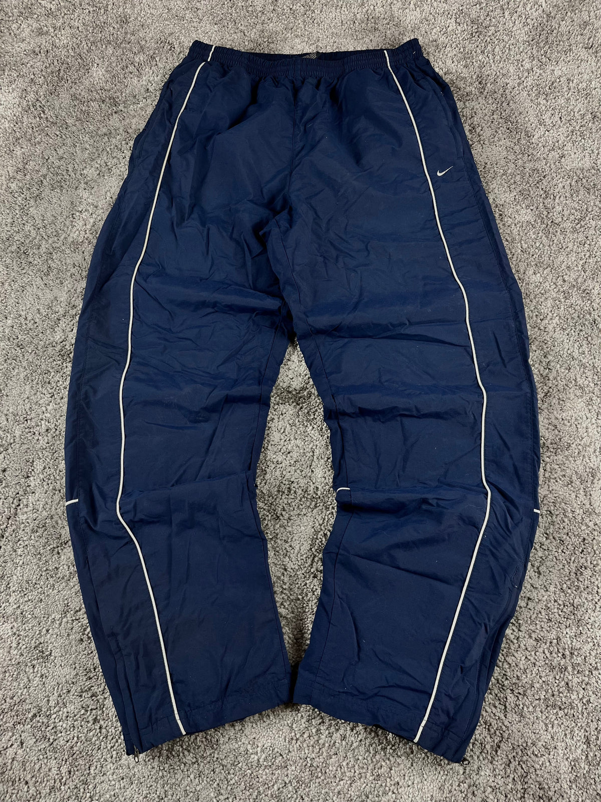 Pantalón de chándal Nike vintage años 2000 "Azul marino/Blanco" (G)