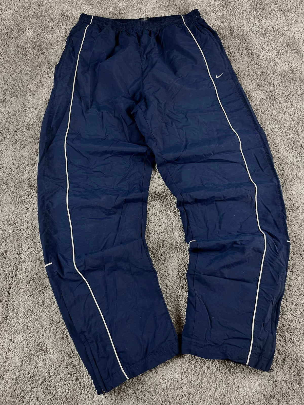 Pantalón de chándal Nike vintage años 2000 "Azul marino/Blanco" (G)