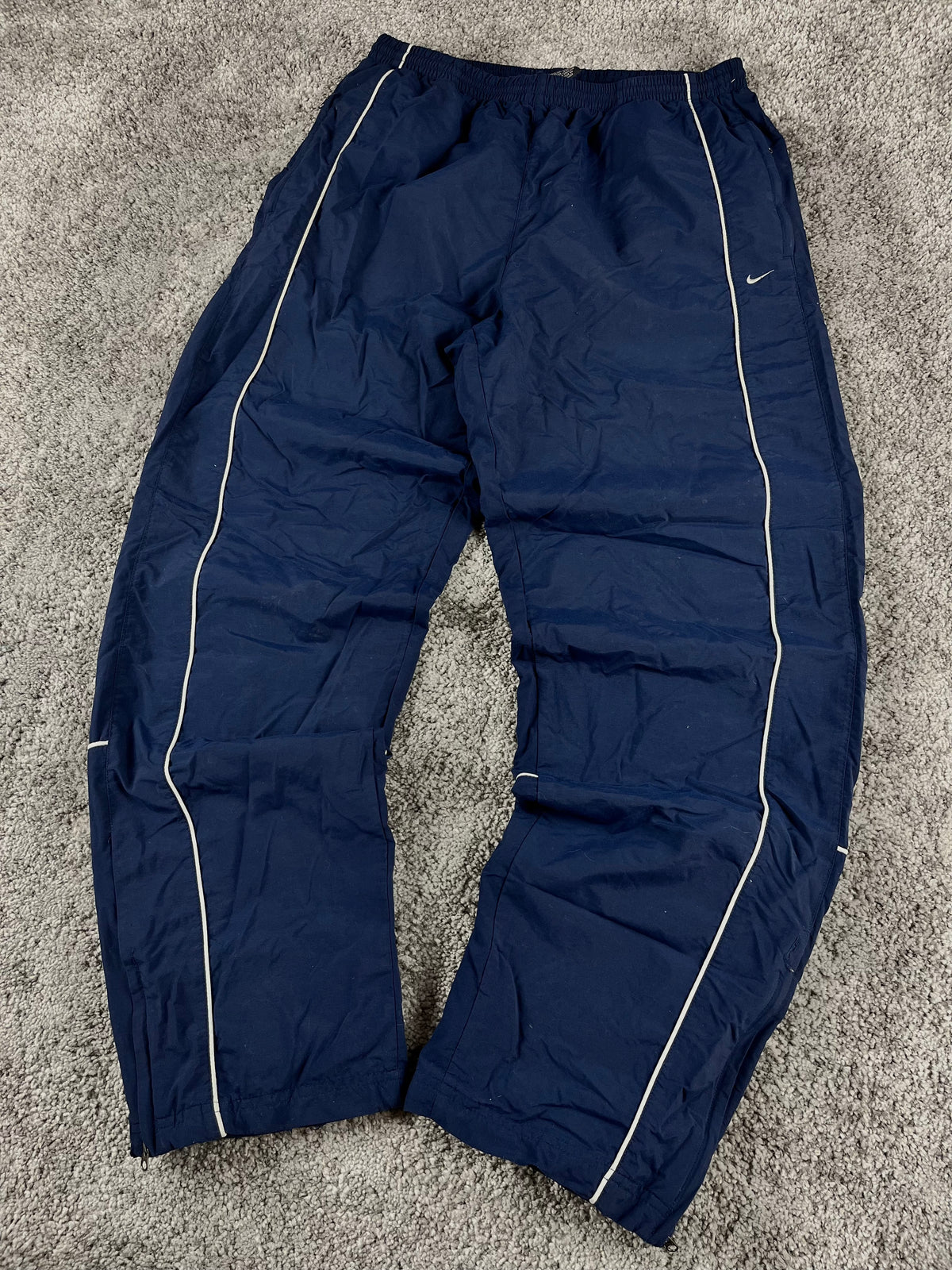 Pantalón de chándal Nike vintage años 2000 "Azul marino/Blanco" (G)