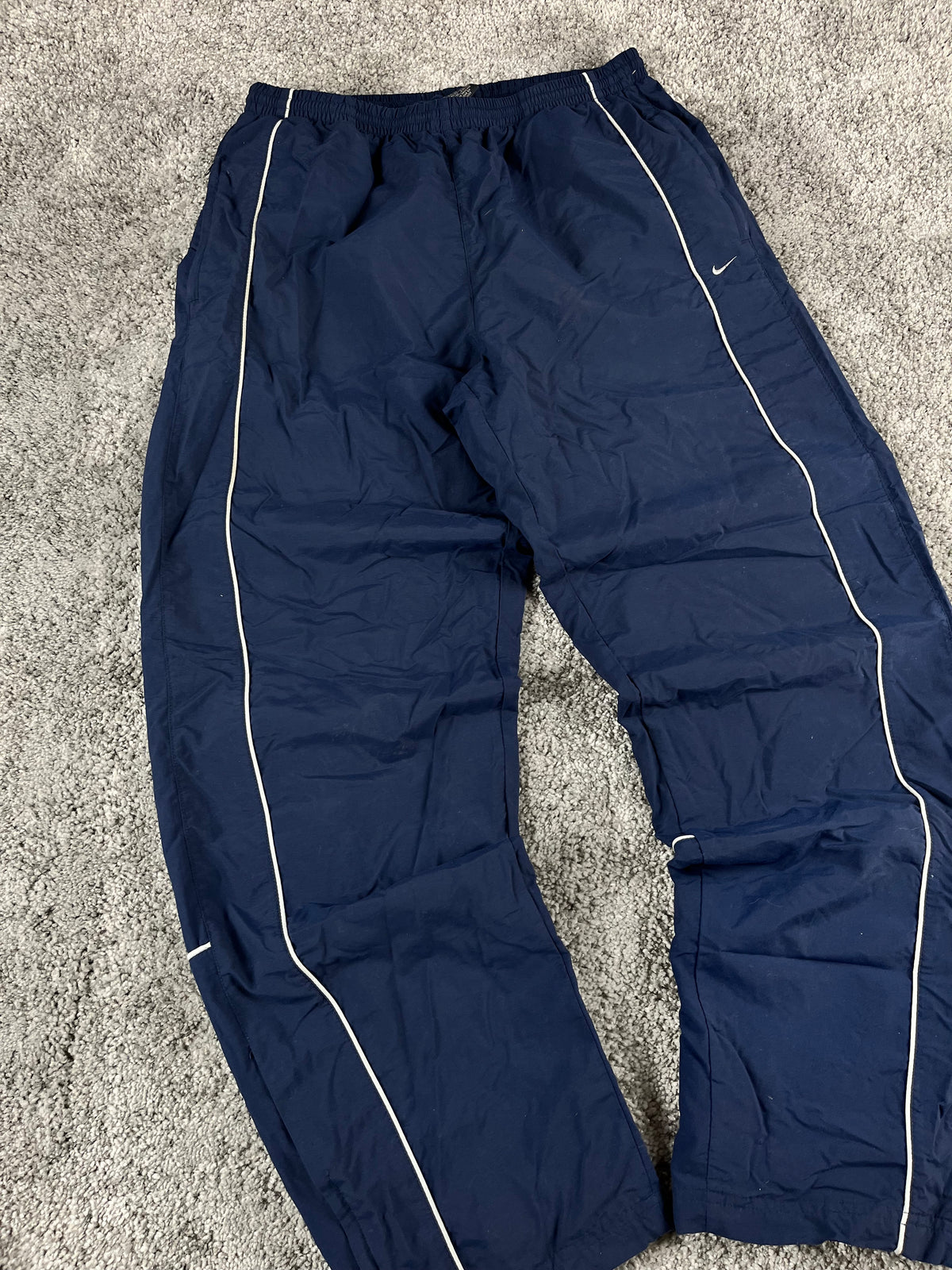Pantalón de chándal Nike vintage años 2000 "Azul marino/Blanco" (G)