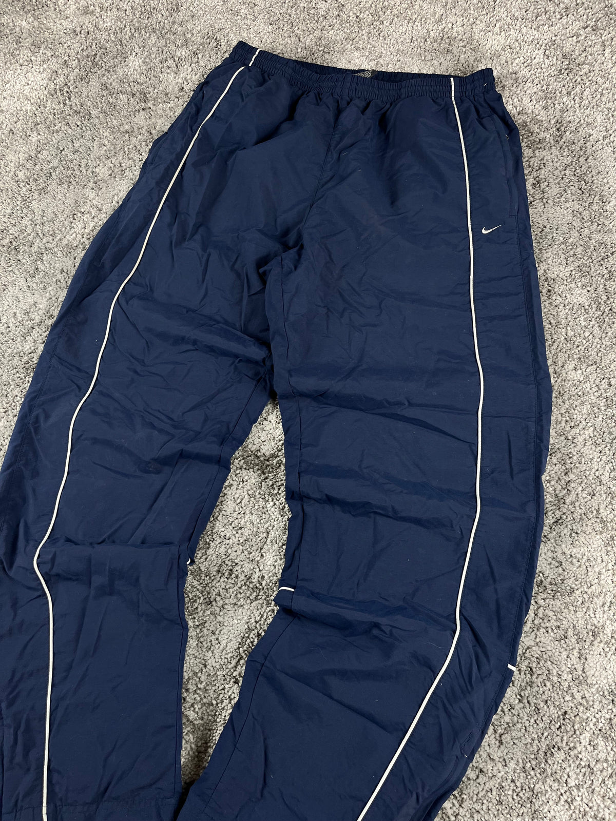 Pantalón de chándal Nike vintage años 2000 "Azul marino/Blanco" (G)