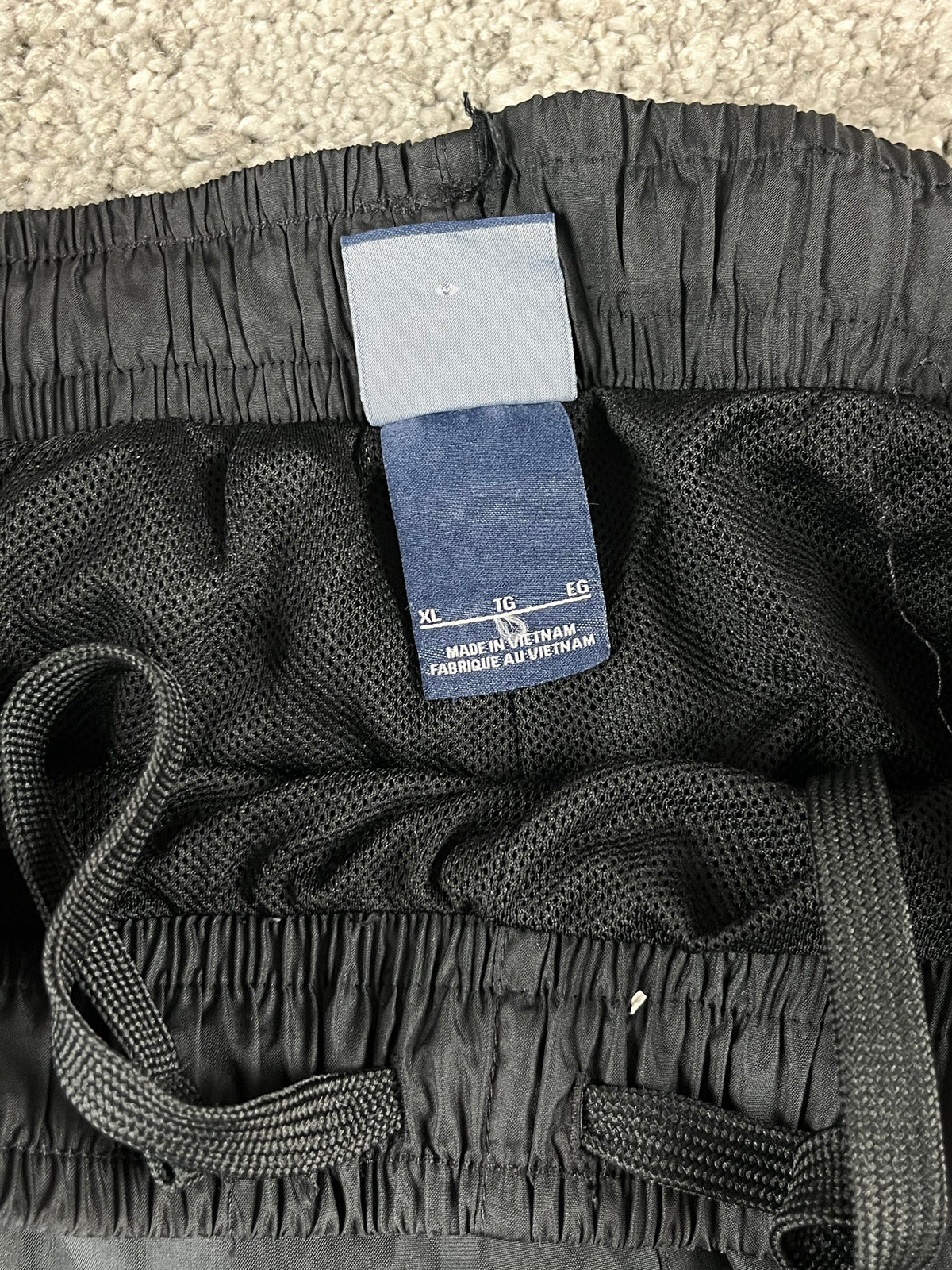 Pantalon de survêtement Nike vintage années 2000 "Noir/Gris" (XL)