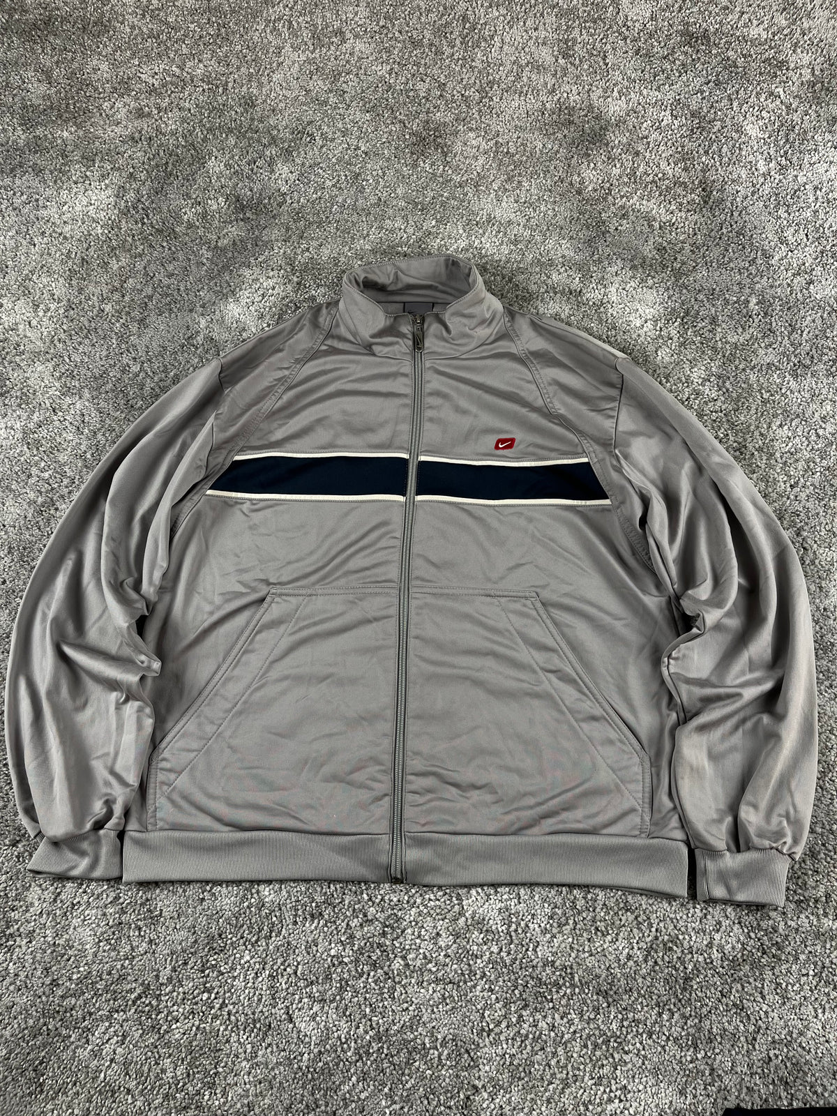 Nike Tracksuit Vintage 2000s "Gray/Navy" (M)