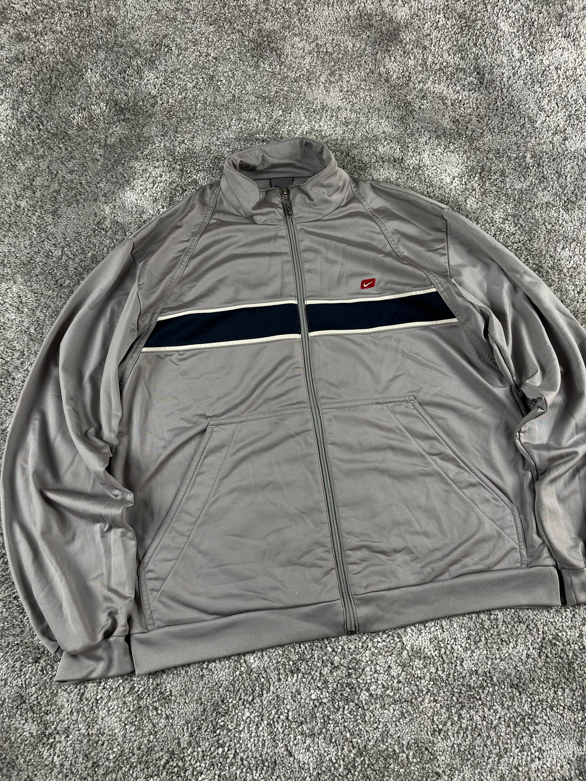 Nike Tracksuit Vintage 2000s "Gray/Navy" (M)
