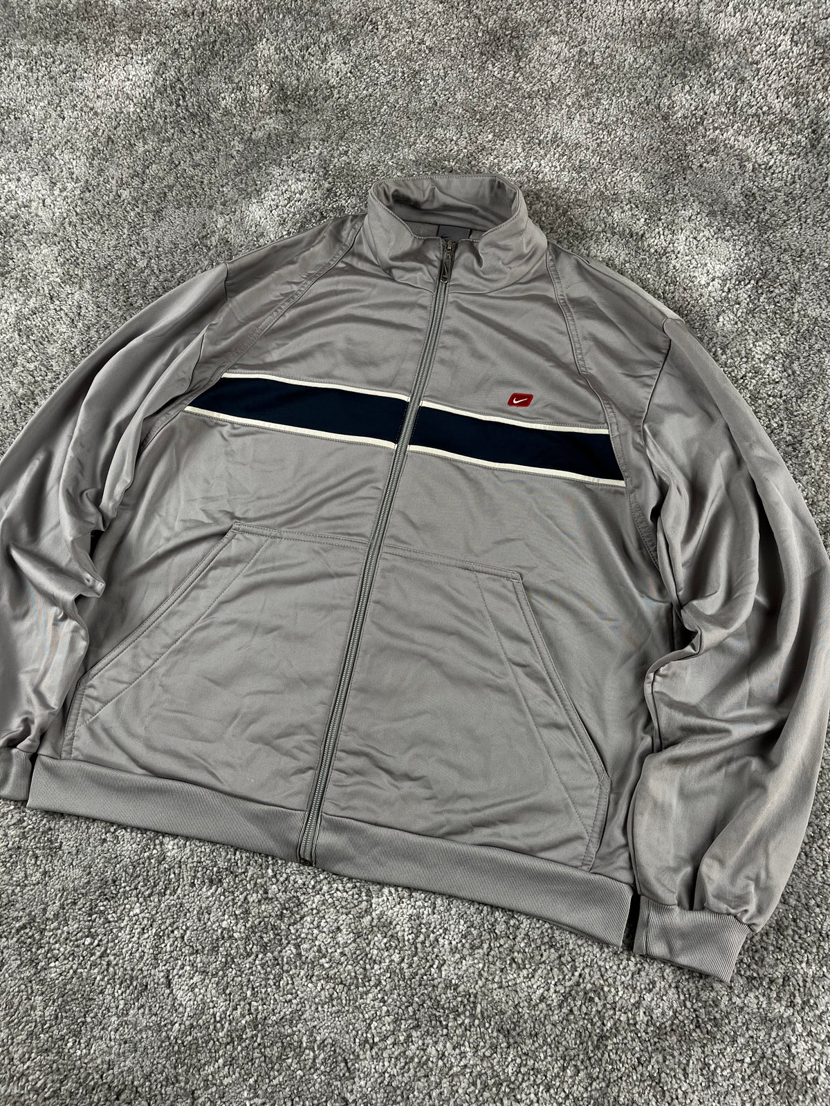 Nike Tracksuit Vintage 2000s "Gray/Navy" (M)