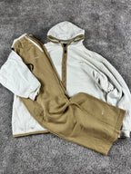 Survêtement Nike vintage années 2000 « Blanc/Beige » (XL)