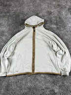 Survêtement Nike vintage années 2000 « Blanc/Beige » (XL)