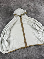 Survêtement Nike vintage années 2000 « Blanc/Beige » (XL)