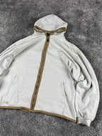 Survêtement Nike vintage années 2000 « Blanc/Beige » (XL)