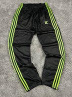 Adidas 3 Stripes Trackpant Vintage 2000s "Black/Green" (S)