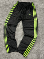 Adidas 3 Stripes Trackpant Vintage 2000s "Black/Green" (S)