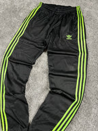Adidas 3 Stripes Trackpant Vintage 2000s "Black/Green" (S)