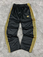 Adidas 3 Stripes Trackpant Vintage 2000s "Black/Gold" (S)