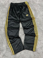 Adidas 3 Stripes Trackpant Vintage 2000s "Black/Gold" (S)