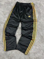Adidas 3 Stripes Trackpant Vintage 2000s "Black/Gold" (S)