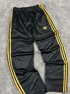 Adidas 3 Stripes Trackpant Vintage 2000s "Black/Gold" (S)