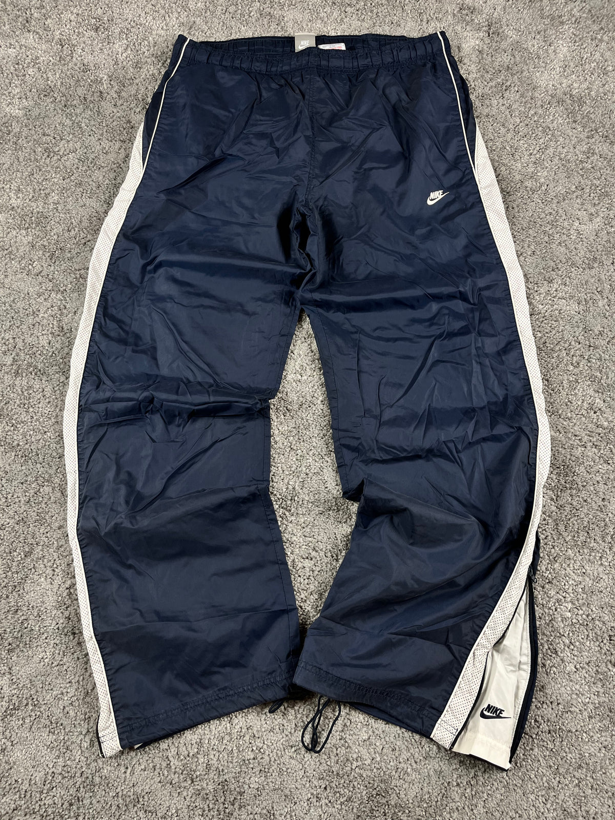 Pantalón de chándal Nike Vintage años 2000 "Azul marino/Blanco" (XL)