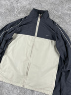 Nike TrackJacket Vintage 2000s "Bieg/Navy" (XL)