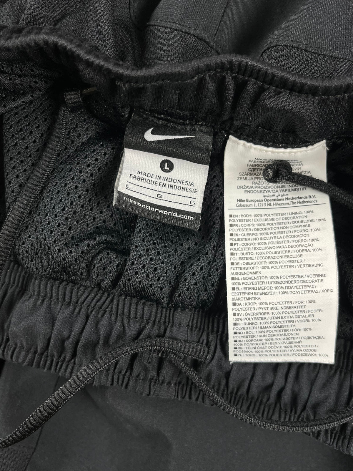 Nike Trackpant Vintage 2000s "Black/Yellow" (L)