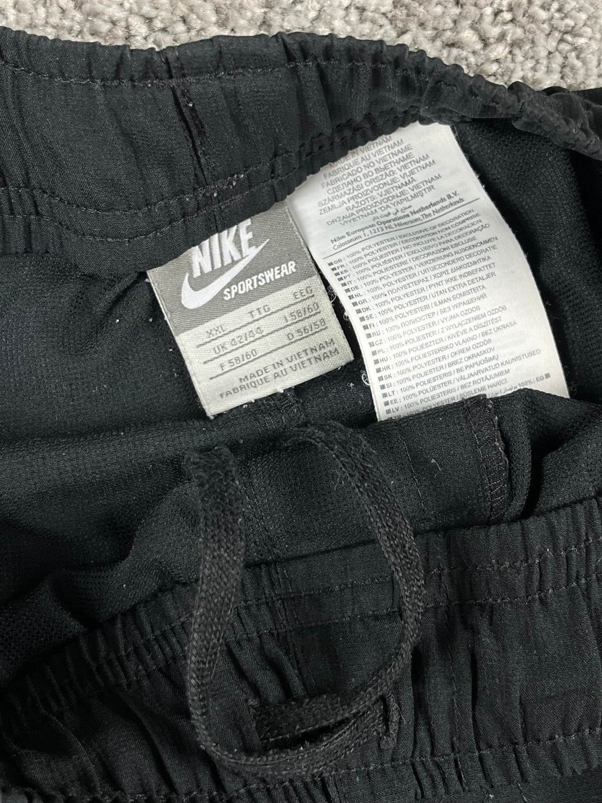 Nike Trackpant Vintage 2000s "Black" (XXL)
