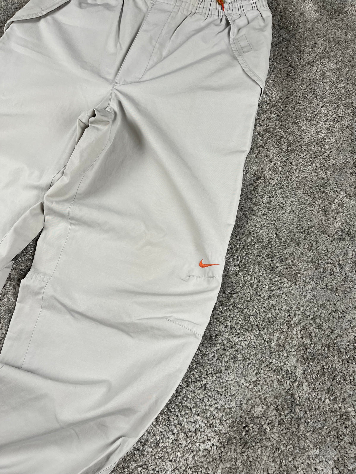 Pantalón de chándal Nike vintage años 2000 "Gris/Naranja" (S)