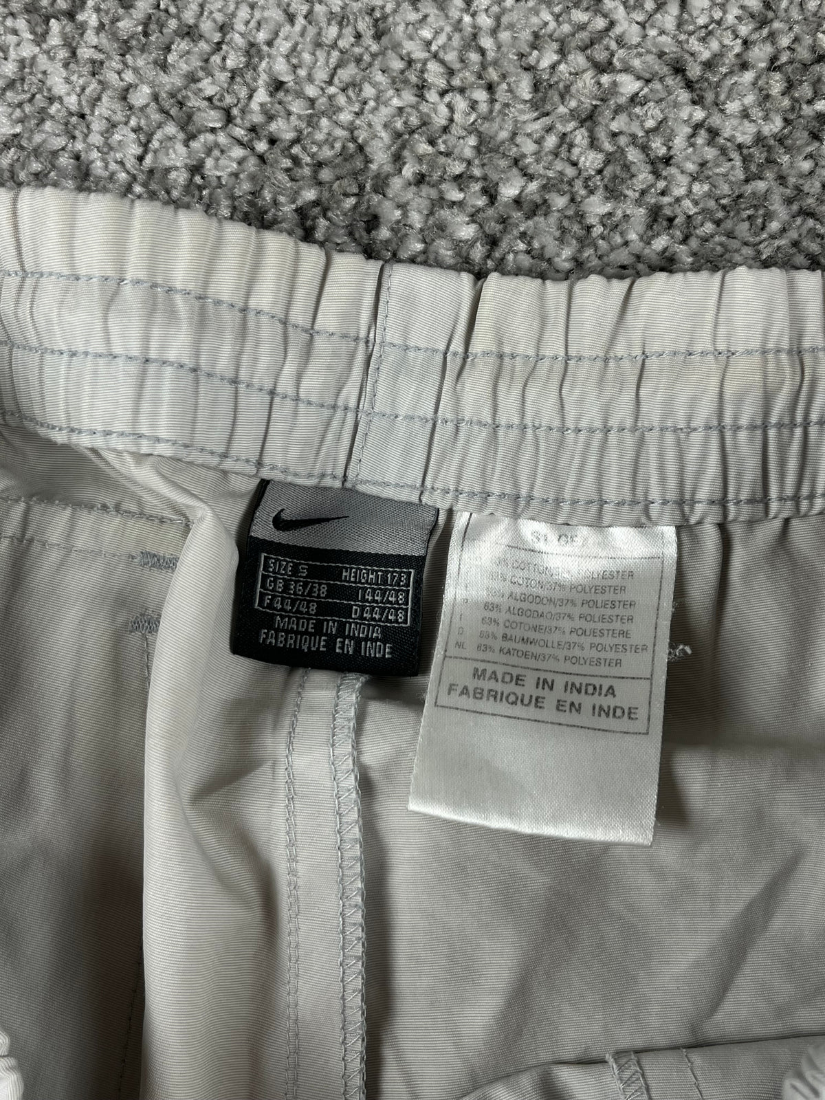 Pantalón de chándal Nike vintage años 2000 "Gris/Naranja" (S)