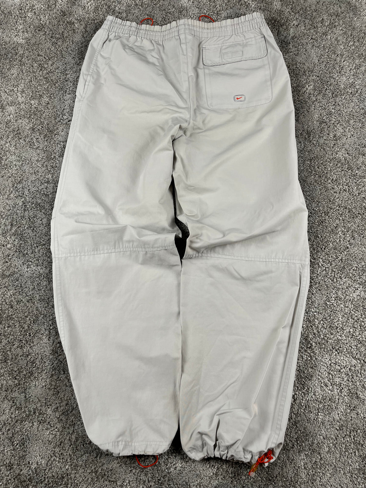 Pantalón de chándal Nike vintage años 2000 "Gris/Naranja" (S)