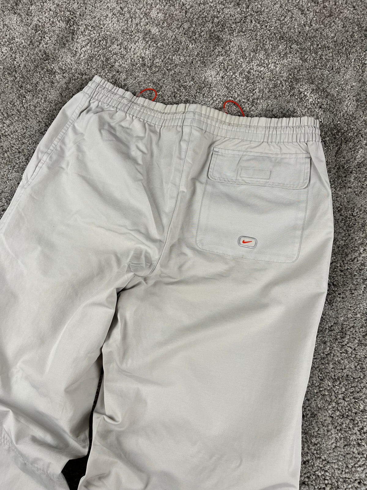 Pantalón de chándal Nike vintage años 2000 "Gris/Naranja" (S)
