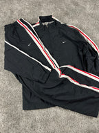 Chándal Nike vintage años 2000 "Negro/Blanco/Rojo" (XL)