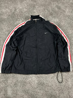 Chándal Nike vintage años 2000 "Negro/Blanco/Rojo" (XL)