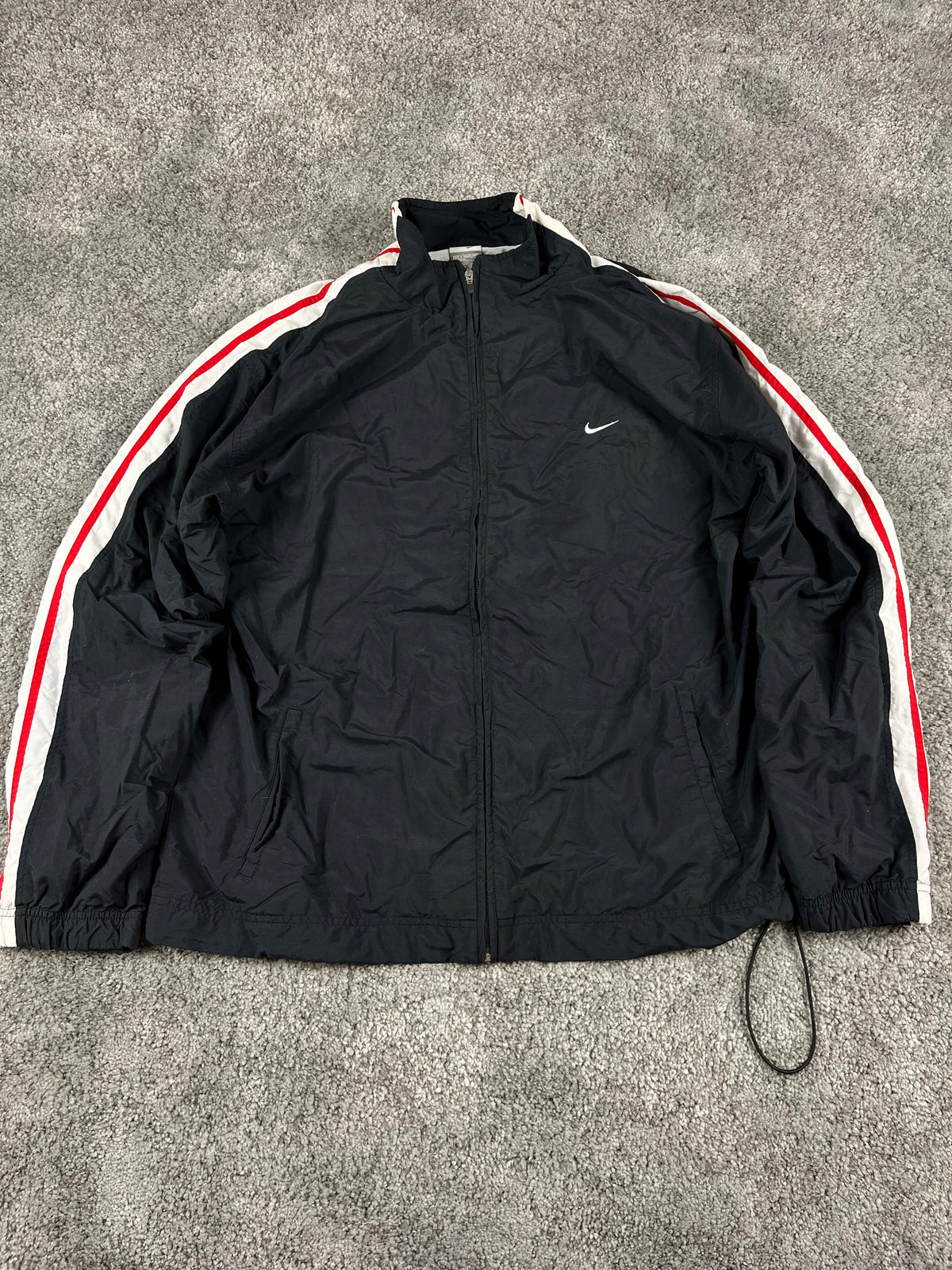 Chándal Nike vintage años 2000 "Negro/Blanco/Rojo" (XL)