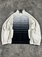 Chaqueta deportiva Nike vintage años 2000 "Blanco/Negro/Gris" (S)