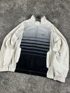 Chaqueta deportiva Nike vintage años 2000 "Blanco/Negro/Gris" (S)