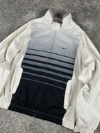 Chaqueta deportiva Nike vintage años 2000 "Blanco/Negro/Gris" (S)