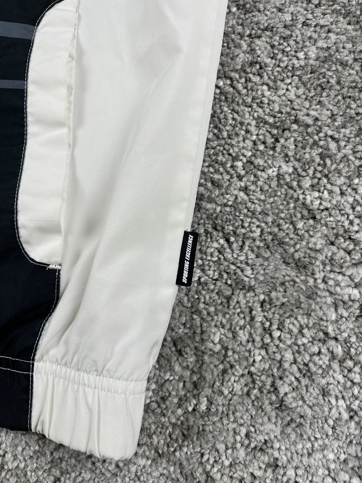 Chaqueta deportiva Nike vintage años 2000 "Blanco/Negro/Gris" (S)