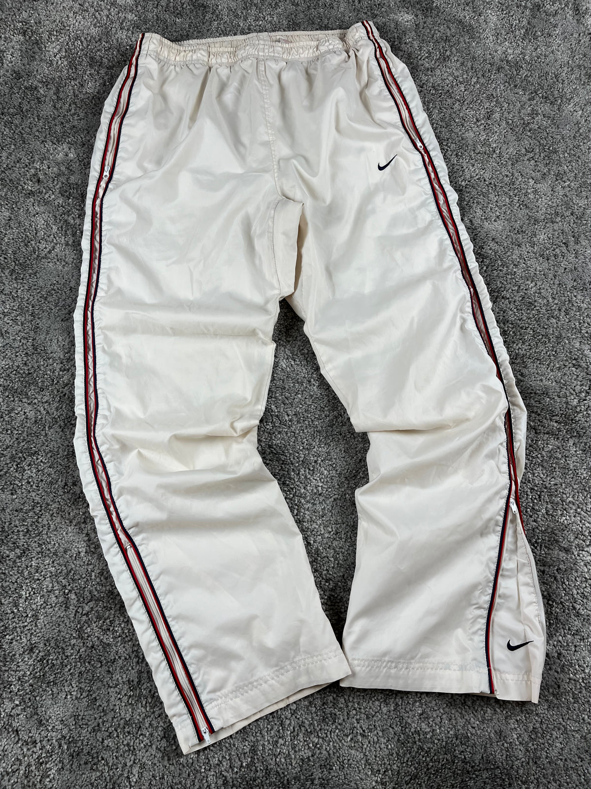 Nike Trackpant Vintage 2000s "White/Navy/Red" (L)