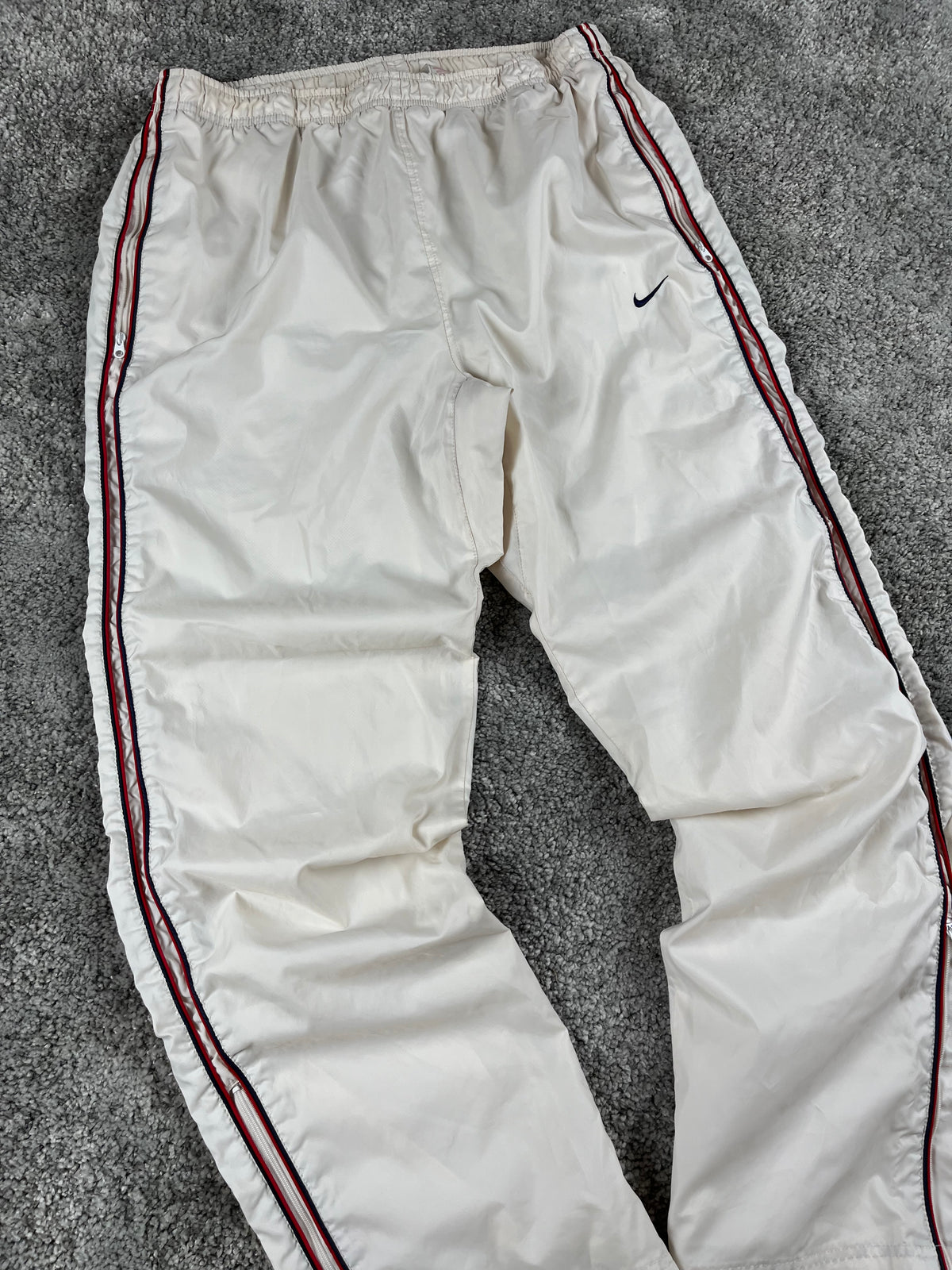 Nike Trackpant Vintage 2000s "White/Navy/Red" (L)