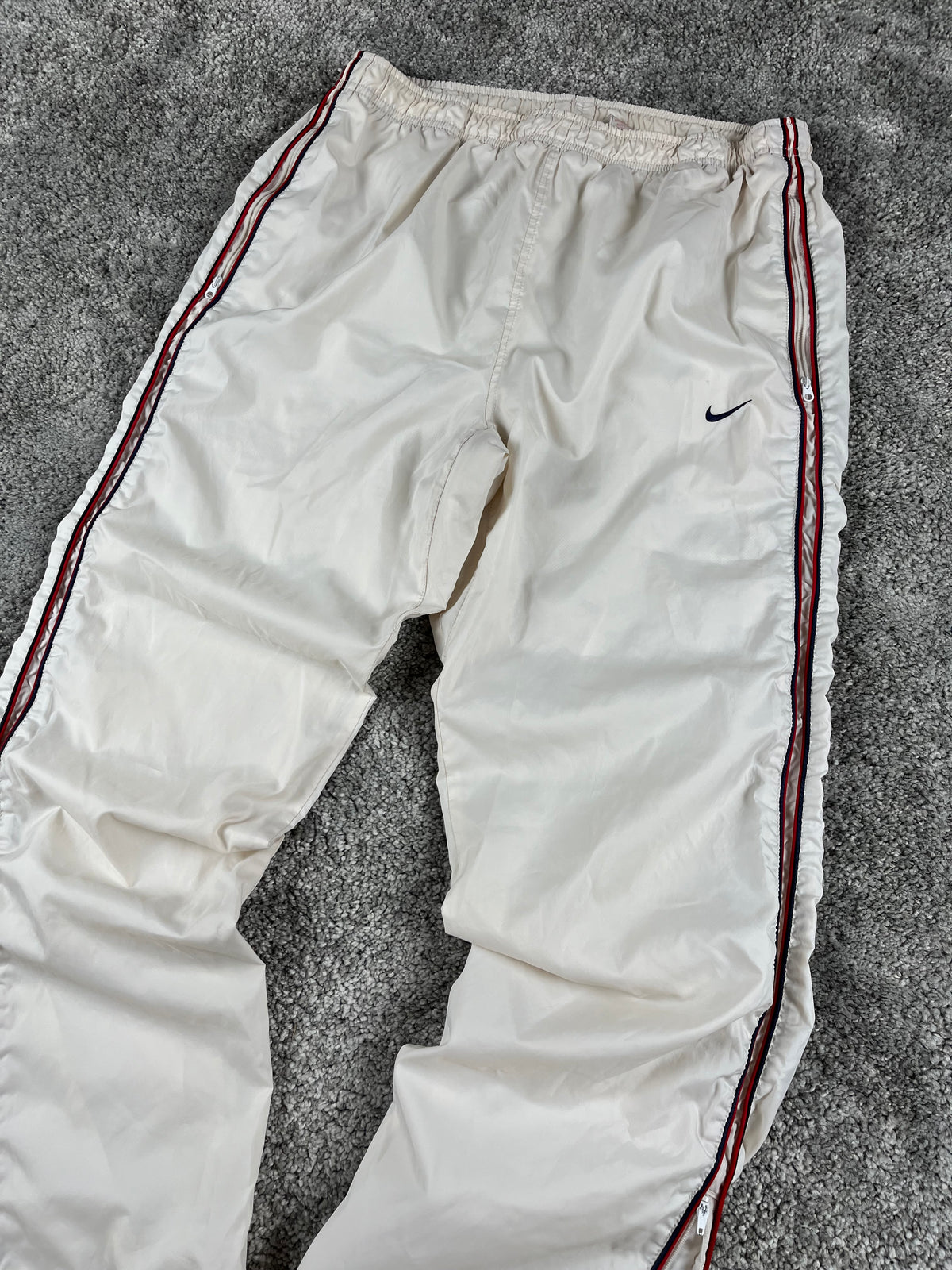 Nike Trackpant Vintage 2000s "White/Navy/Red" (L)