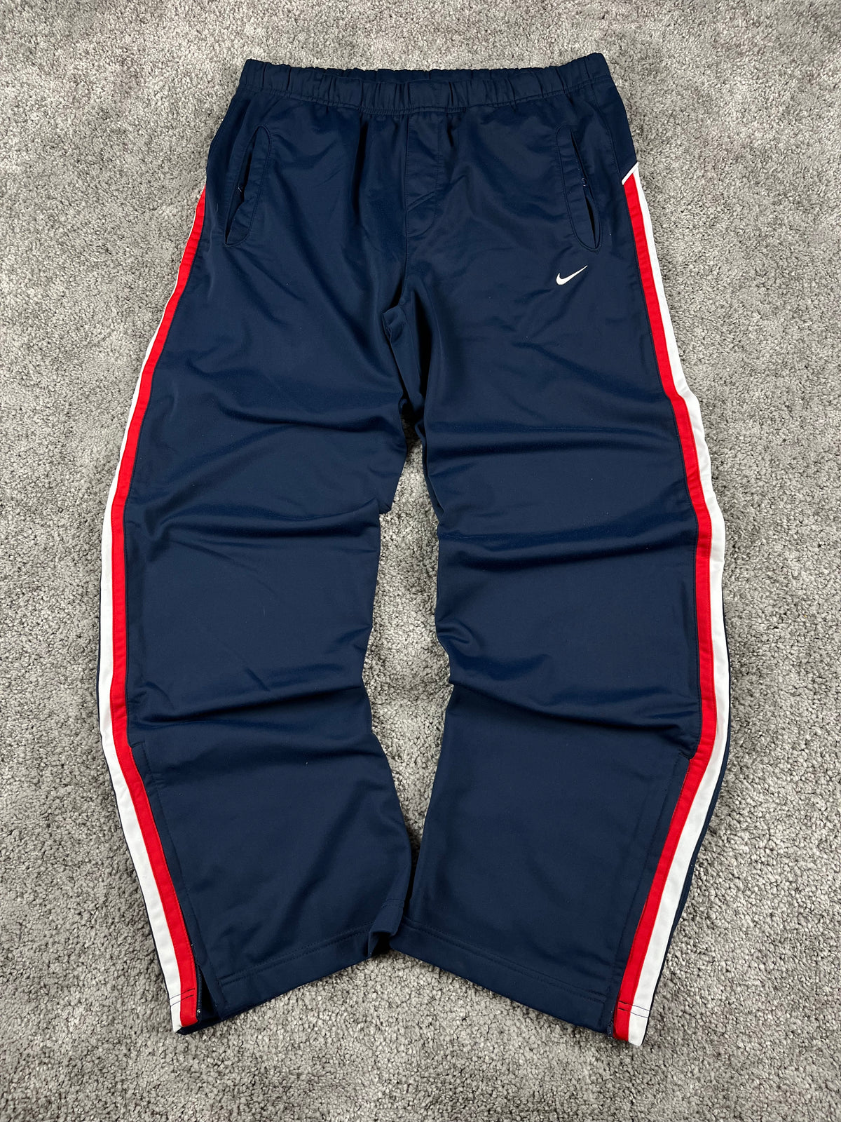 Pantalón de chándal Nike Vintage años 2000 "Azul marino/Blanco/Rojo" (L)