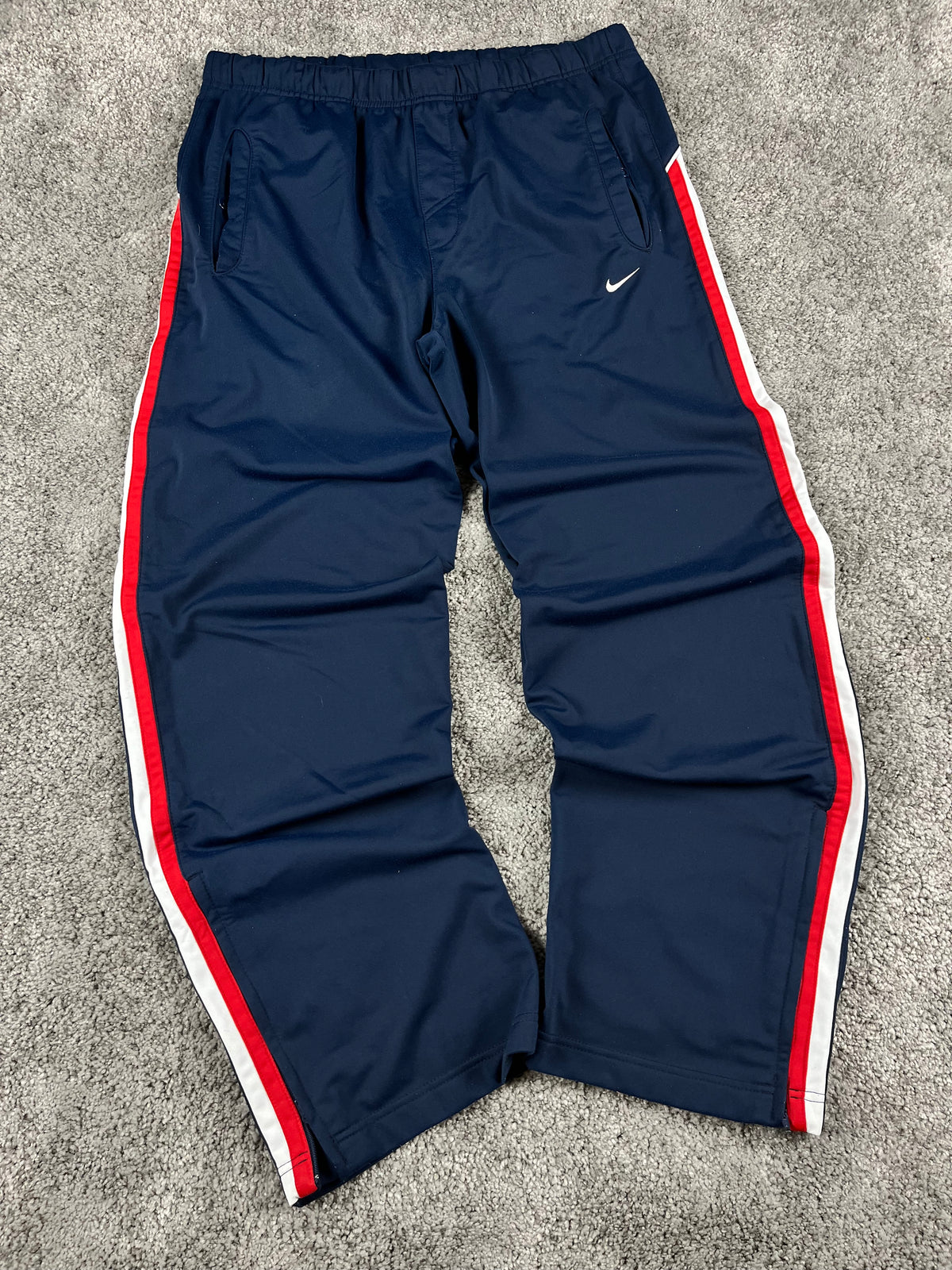 Pantalón de chándal Nike Vintage años 2000 "Azul marino/Blanco/Rojo" (L)