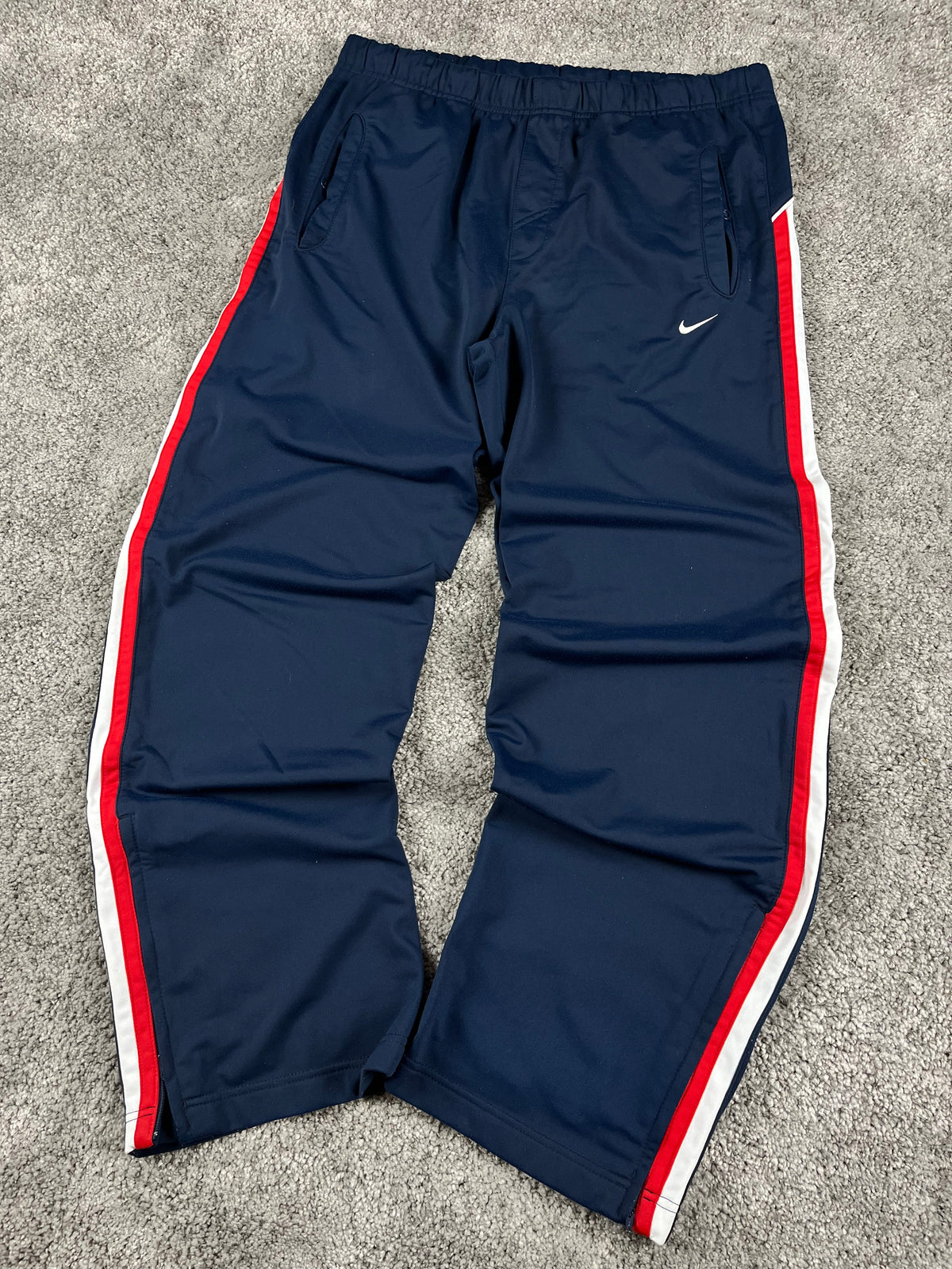 Pantalón de chándal Nike Vintage años 2000 "Azul marino/Blanco/Rojo" (L)