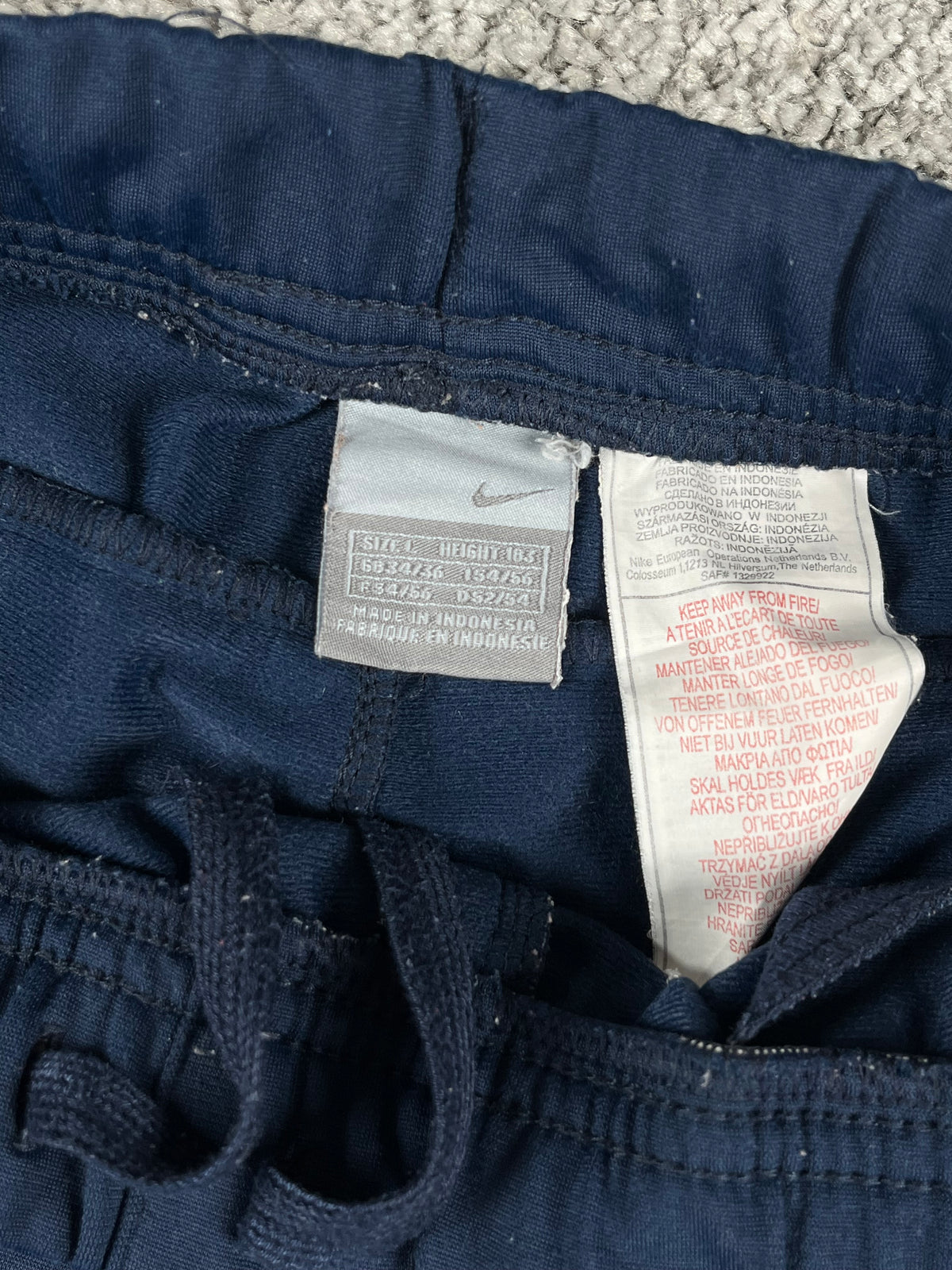 Pantalón de chándal Nike Vintage años 2000 "Azul marino/Blanco/Rojo" (L)