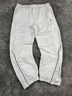 Nike Trackpant Vintage 2000s "White/Navy" (L)