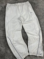 Nike Trackpant Vintage 2000s "White/Navy" (L)