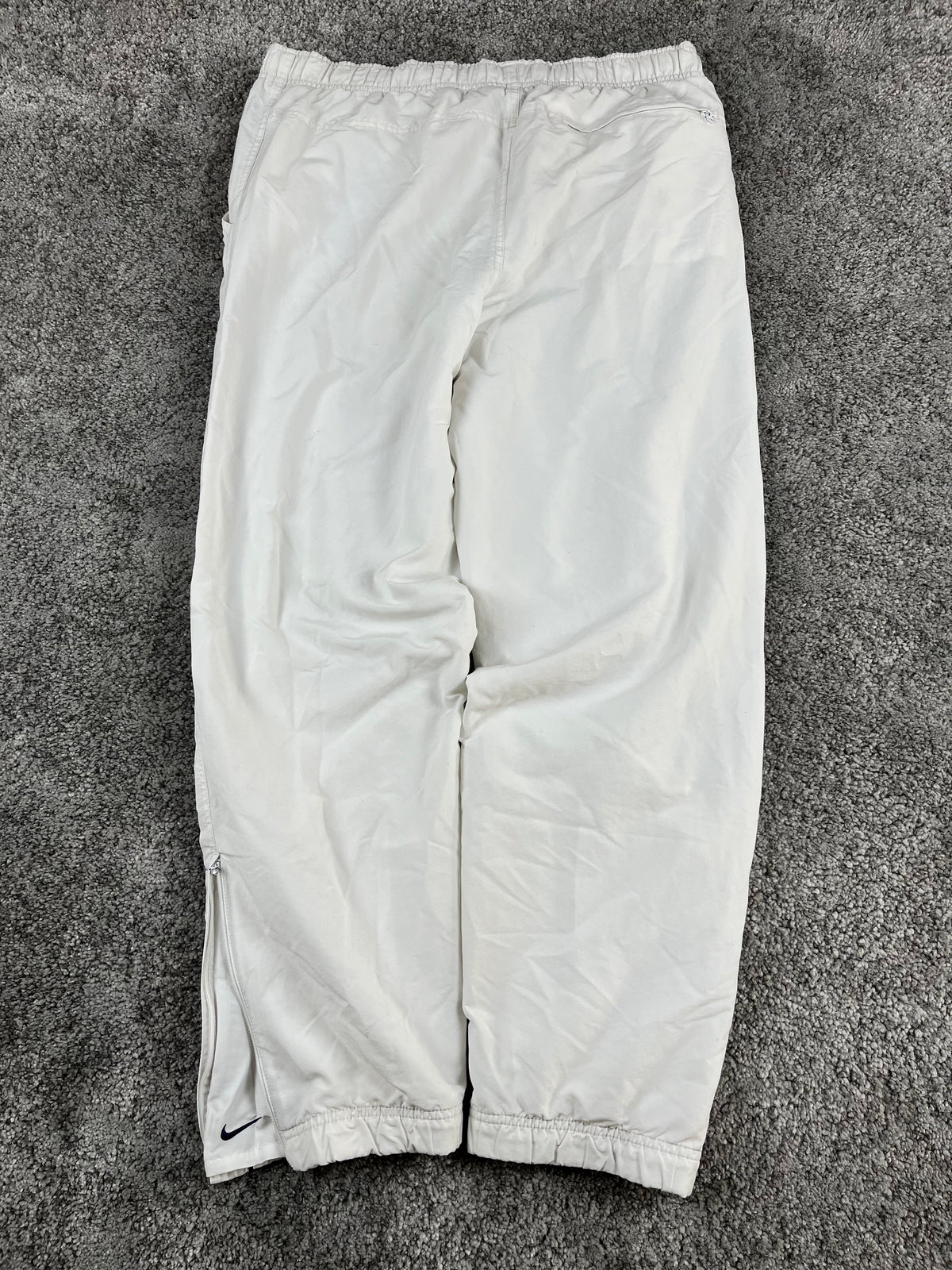 Nike Trackpant Vintage 2000s "White/Navy" (L)