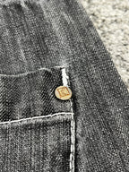 Jean baggy rare Karl Kani Y2K Streetwear « Noir » imprimé (32/42/M)